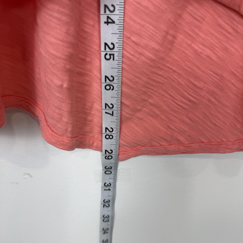 Wilt Shirt XL Coral Long Sleeve Tunic 100% Cotton Capsule Comfy Casual Minimal - Picture 4 of 5